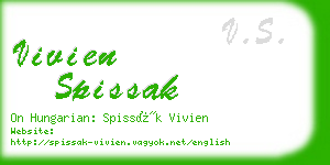 vivien spissak business card